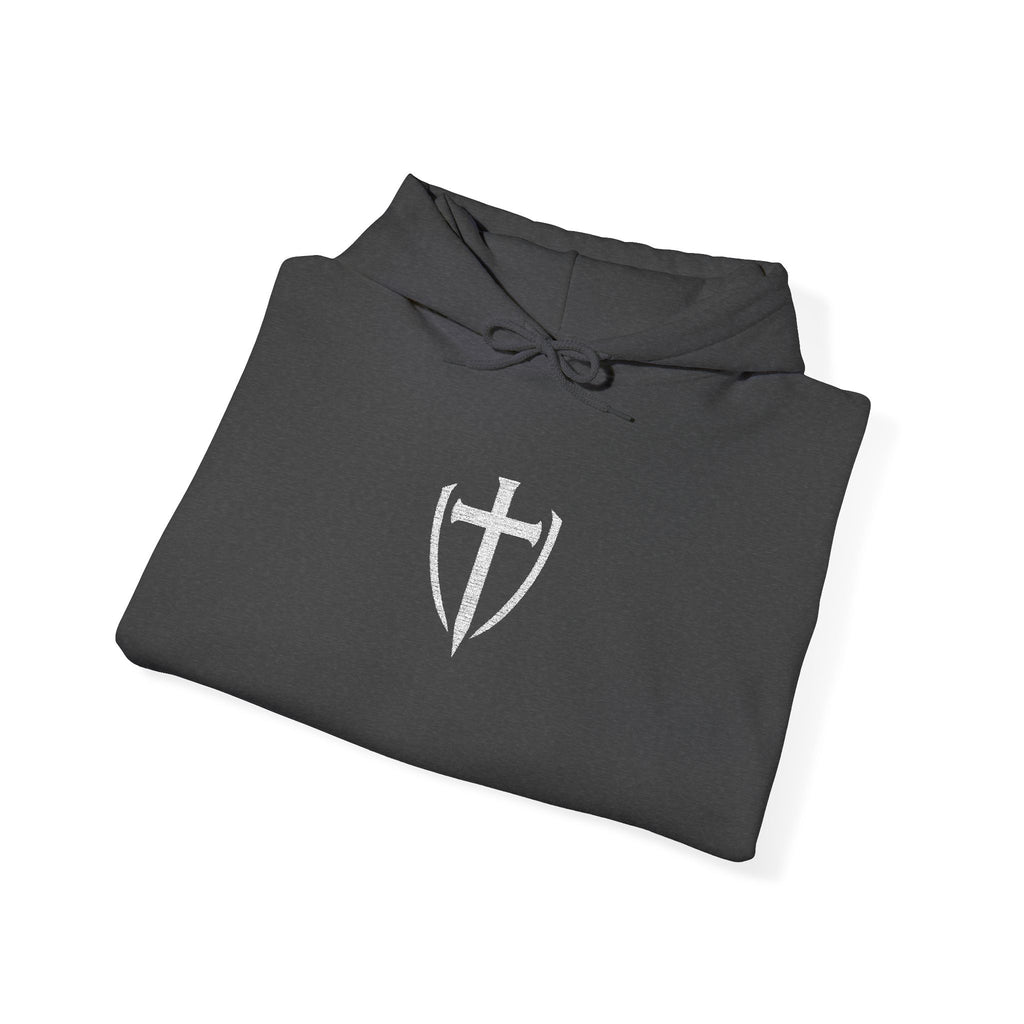 Unisex Embroidery Heavy Hooded Sweatshirt