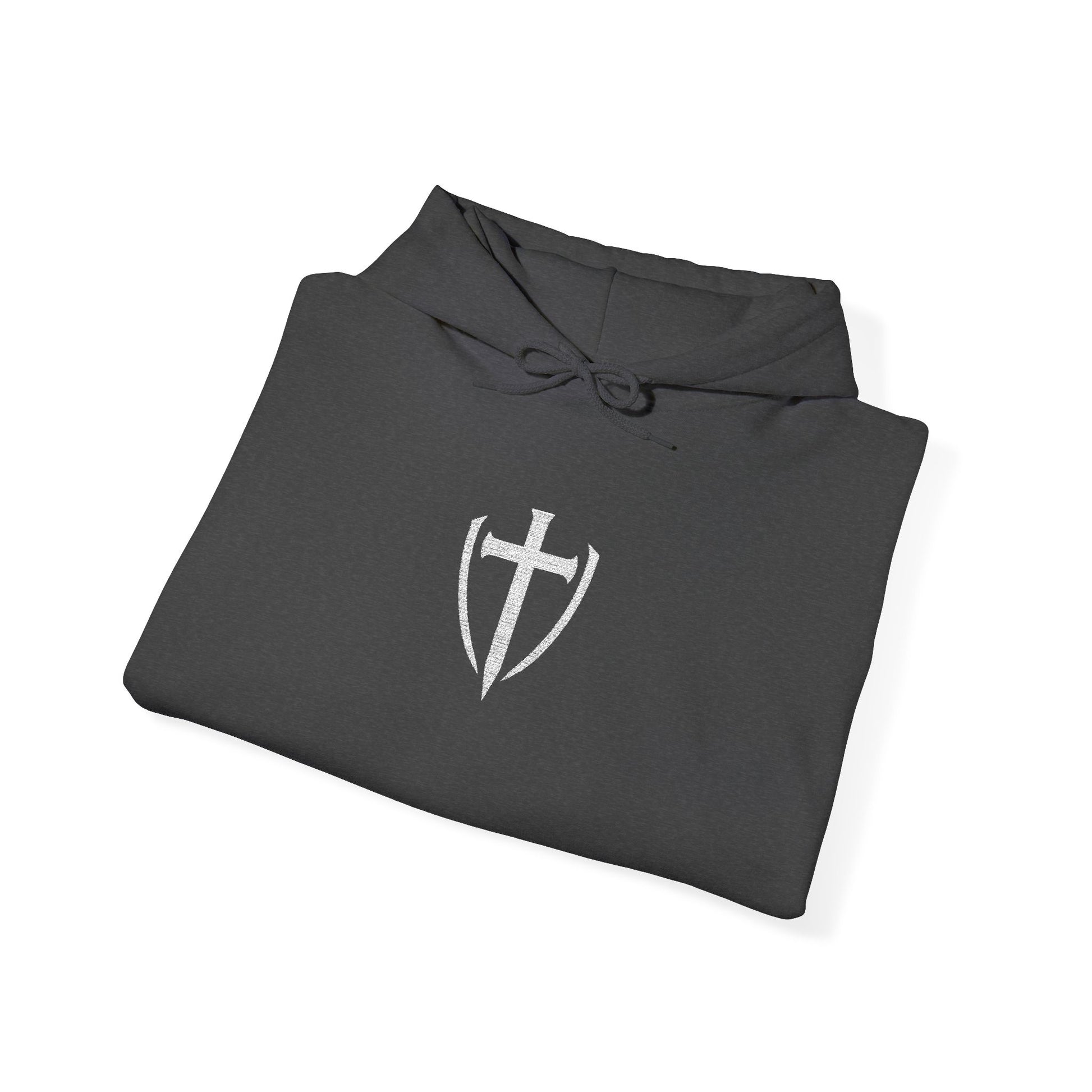 Unisex Embroidery Heavy Hooded Sweatshirt