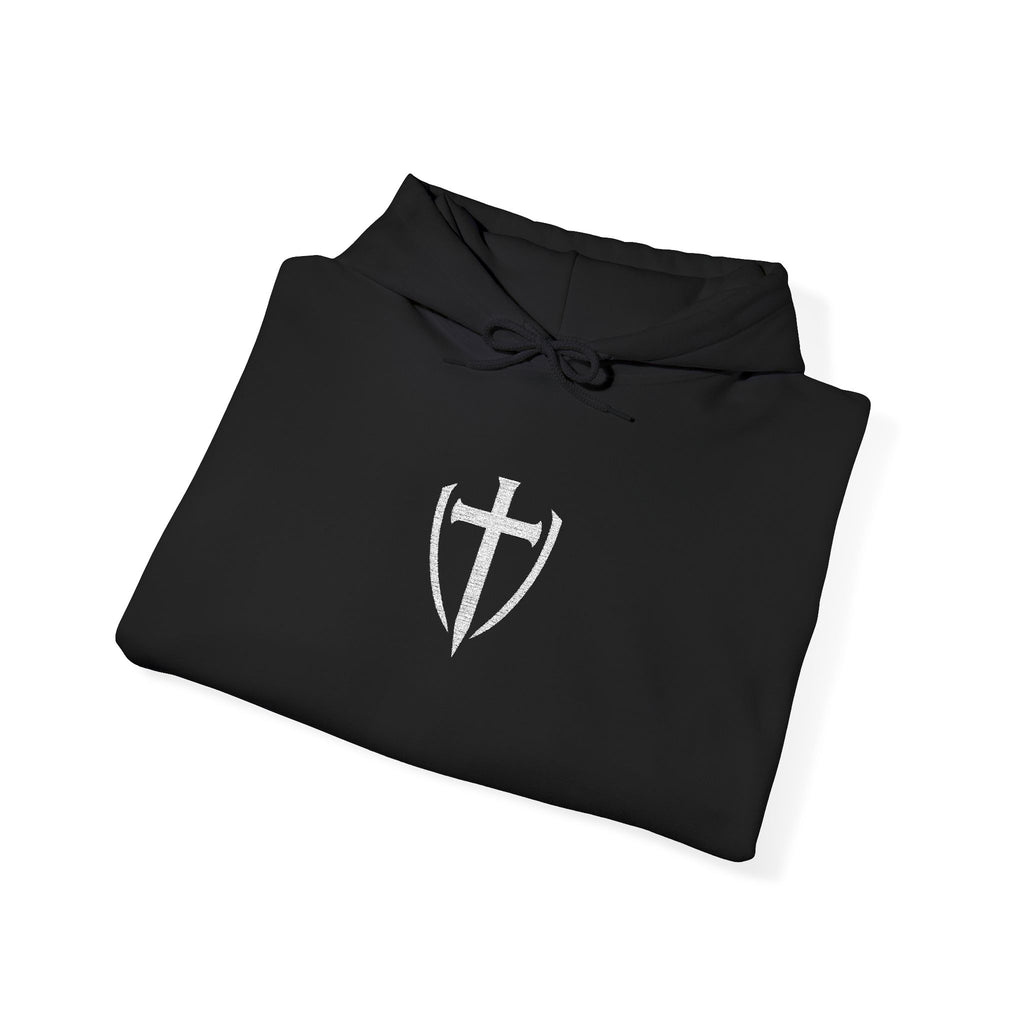 Unisex Embroidery Heavy Hooded Sweatshirt