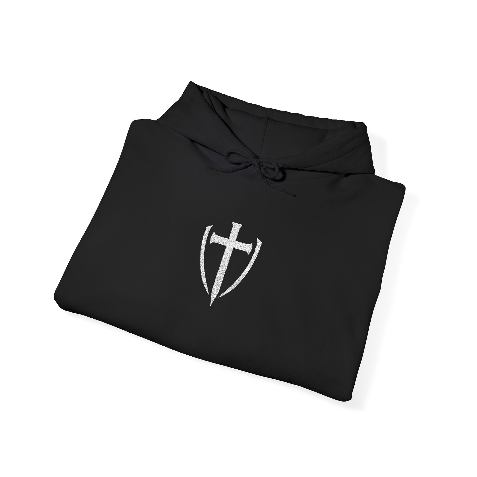Unisex Embroidery Heavy Hooded Sweatshirt