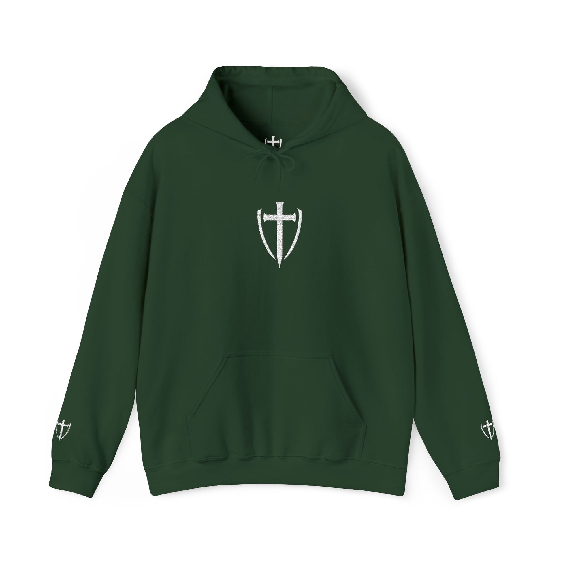 Unisex Embroidery Heavy Hooded Sweatshirt