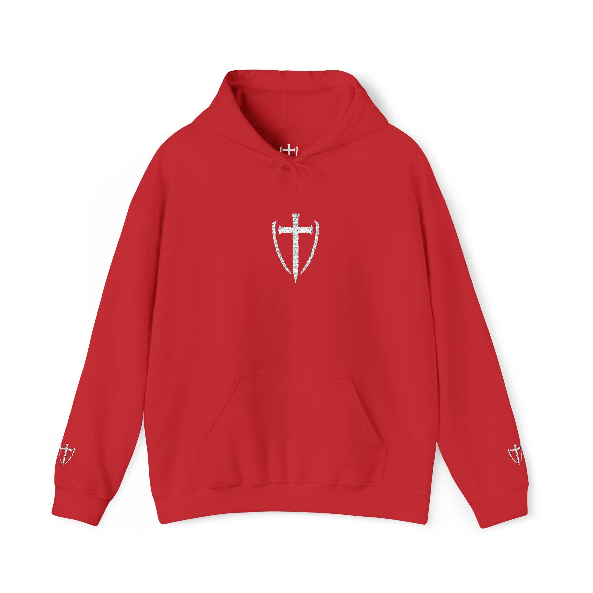 Unisex Embroidery Heavy Hooded Sweatshirt