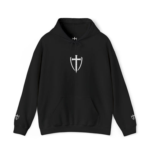 Unisex Embroidery Heavy Hooded Sweatshirt