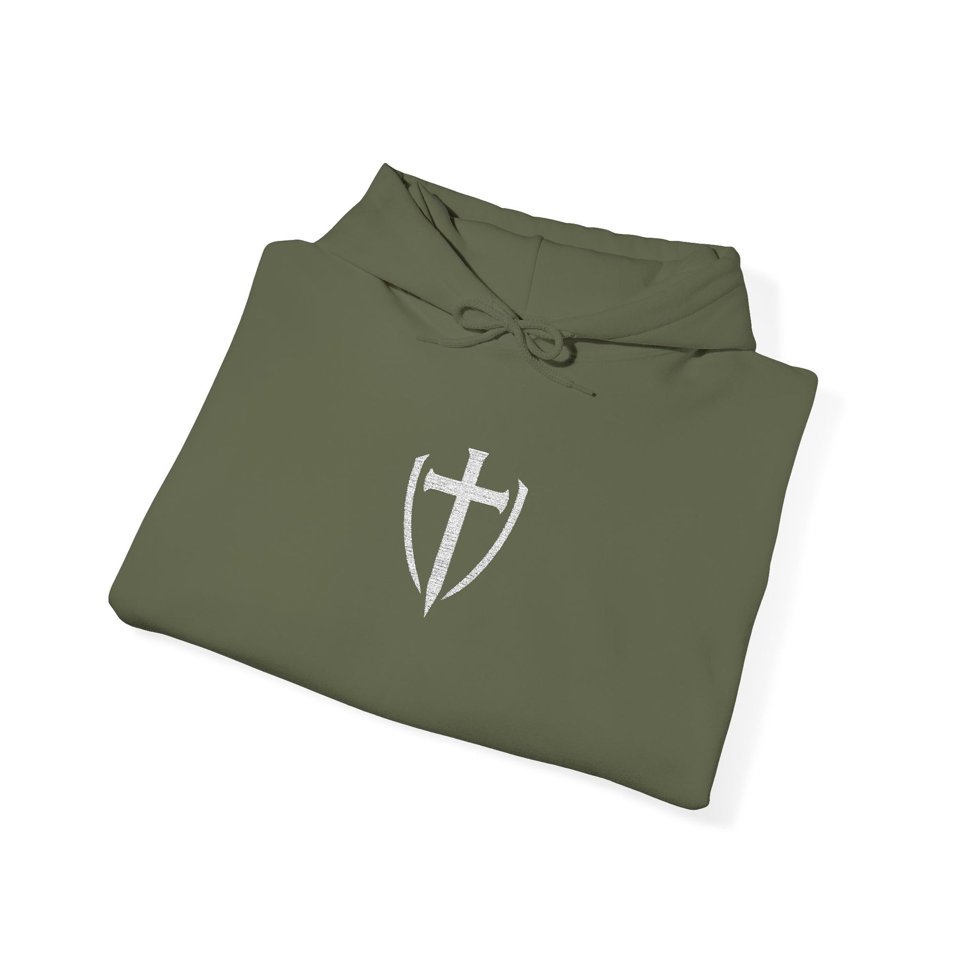 Unisex Embroidery Heavy Hooded Sweatshirt