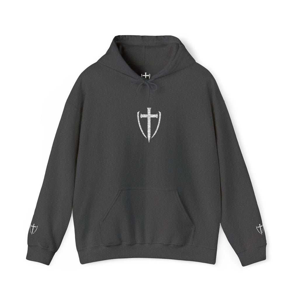 Unisex Embroidery Heavy Hooded Sweatshirt
