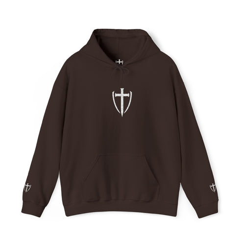 Unisex Embroidery Heavy Hooded Sweatshirt