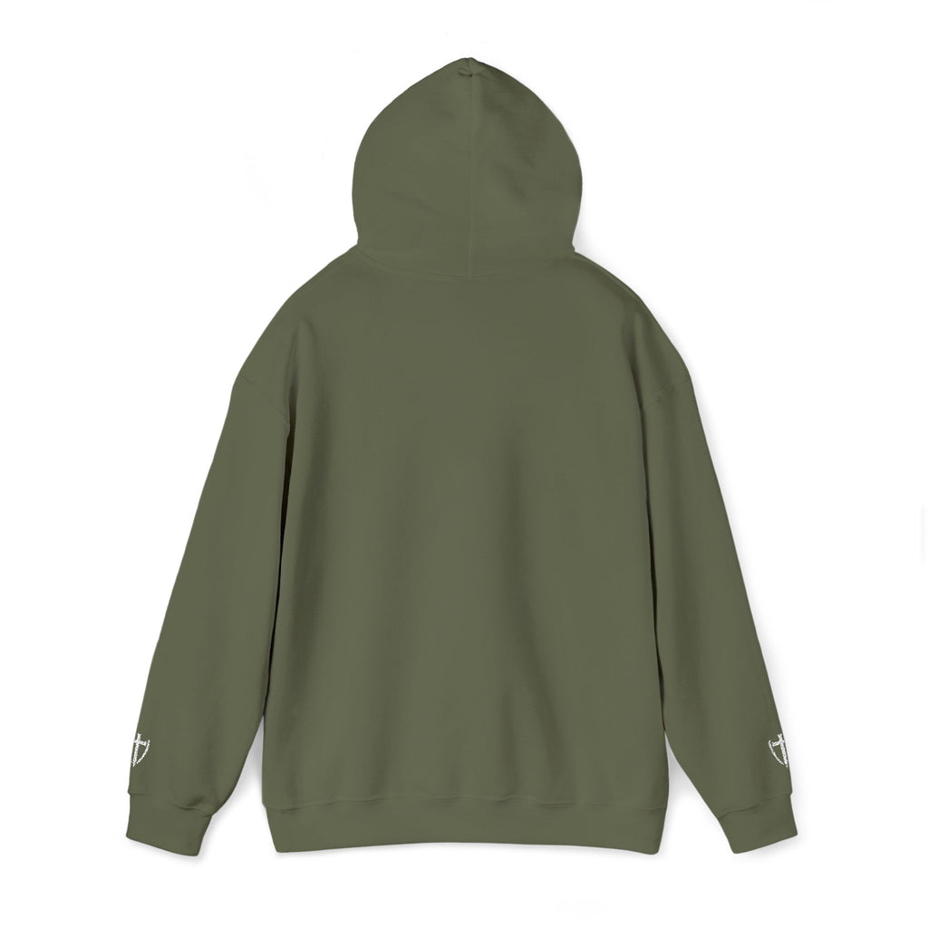 Unisex Embroidery Heavy Hooded Sweatshirt