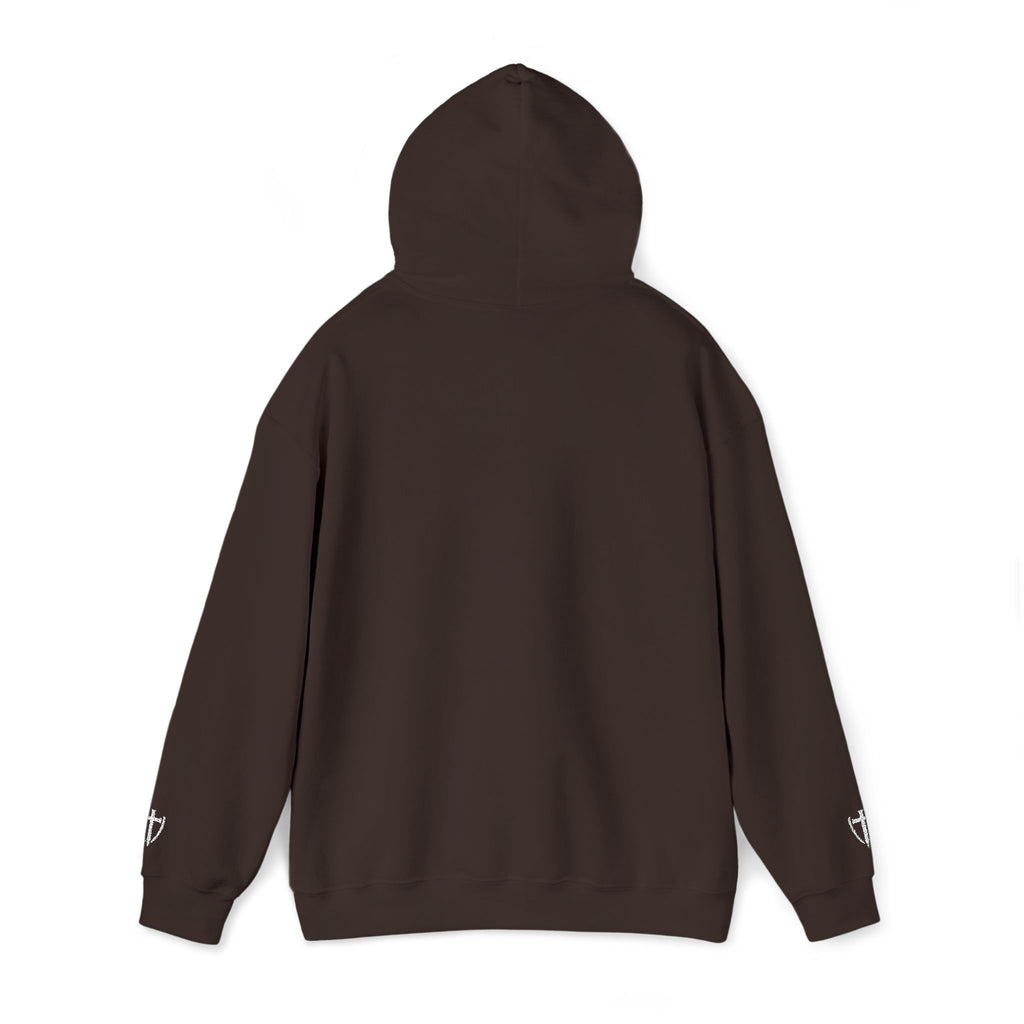 Unisex Embroidery Heavy Hooded Sweatshirt