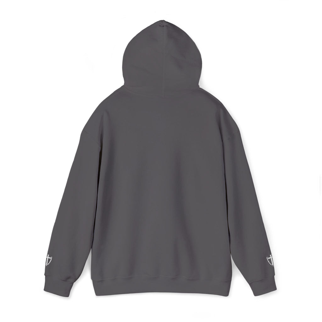Unisex Embroidery Heavy Hooded Sweatshirt