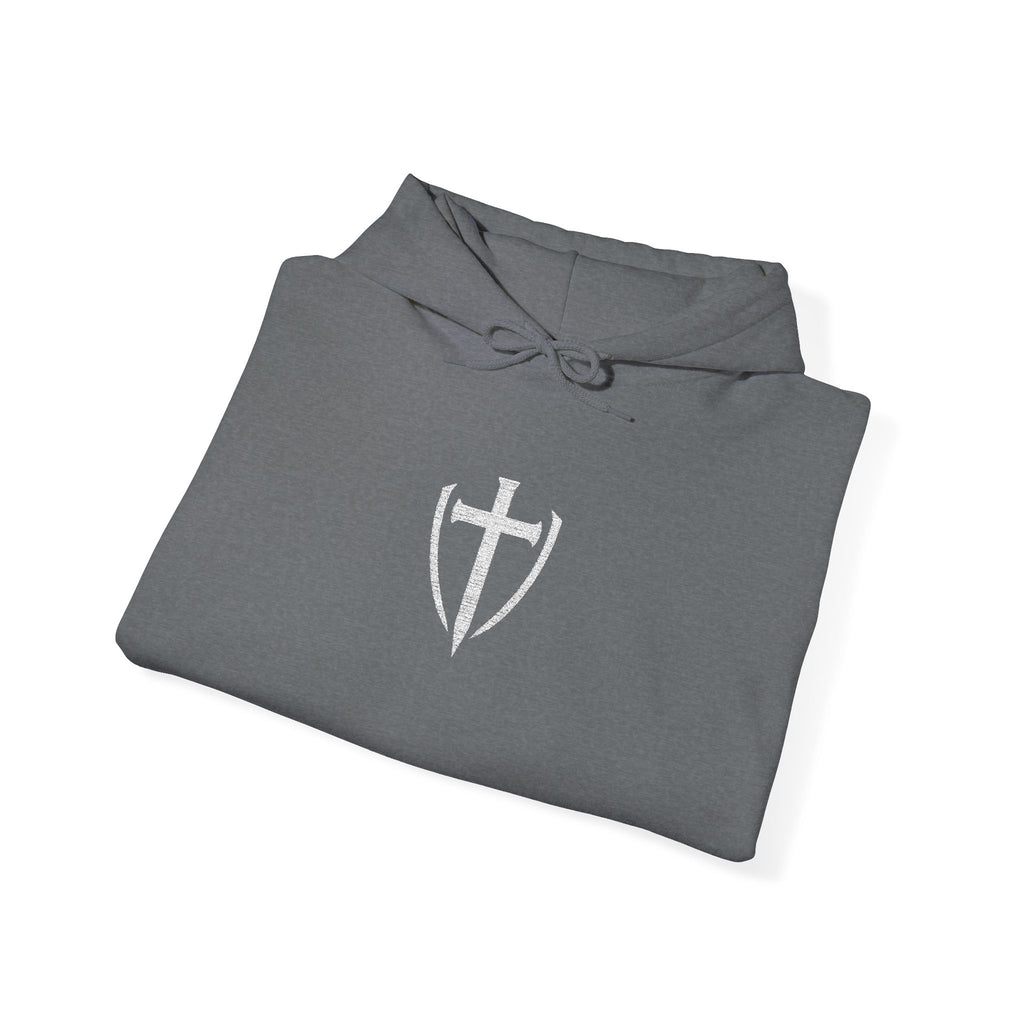 Unisex Embroidery Heavy Hooded Sweatshirt