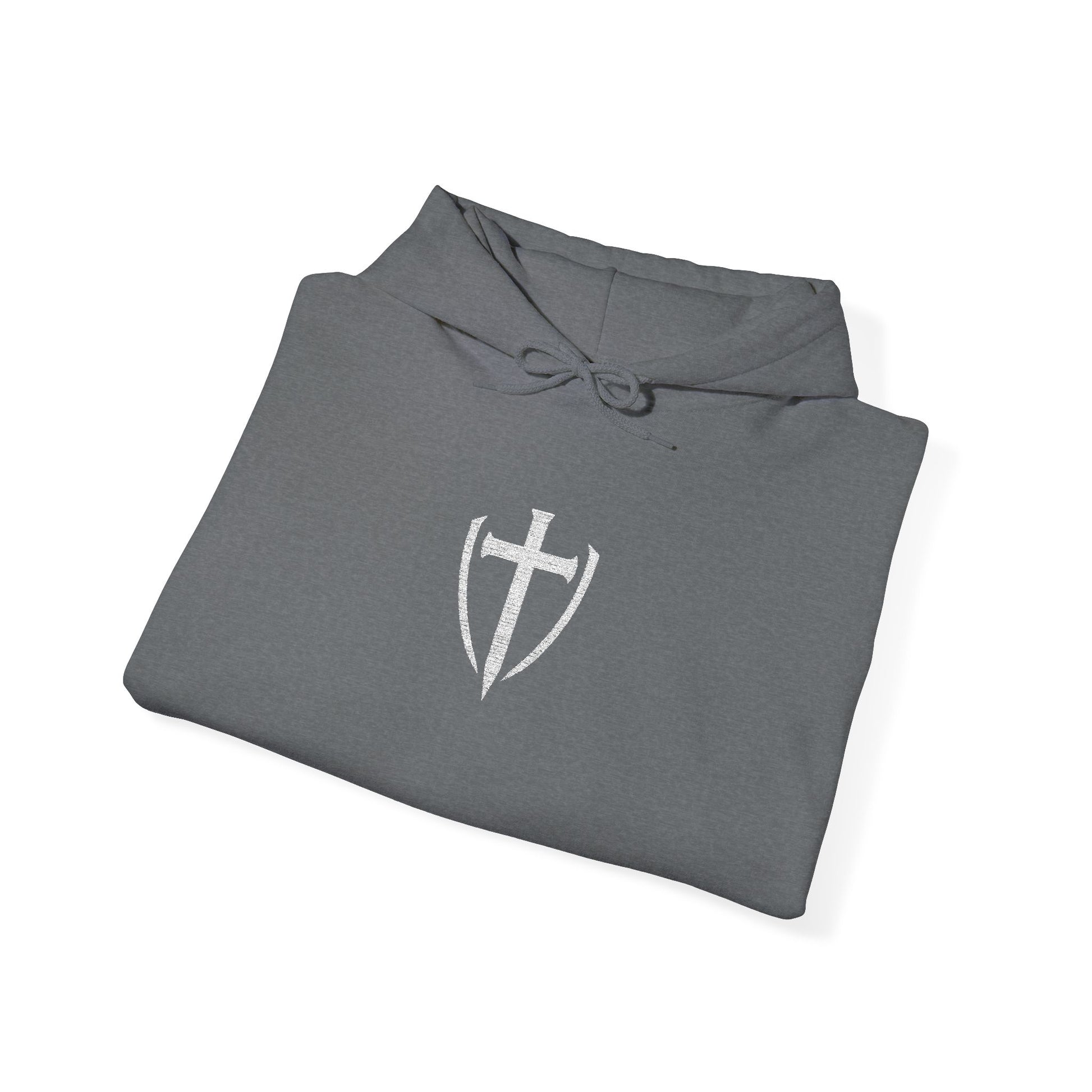 Unisex Embroidery Heavy Hooded Sweatshirt